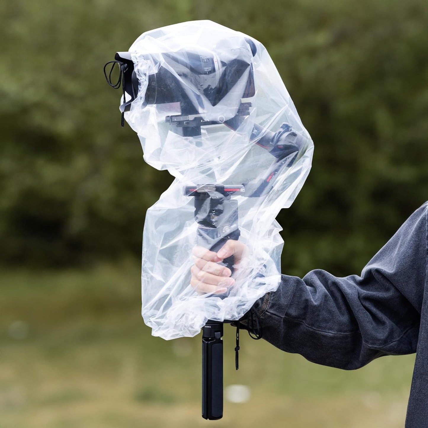 2Pack Clear Stabilizer Rain Cover,Gimbal Stabilizer for Camera Raincoat fits DJI RS 4 Pro RS4 RS 3 Mini Pro,RSC 2,RS 2,Ronin-SC S, Weebill 3S,Crane M2S & More Stabilizer Below 16.3x8.6x7.7